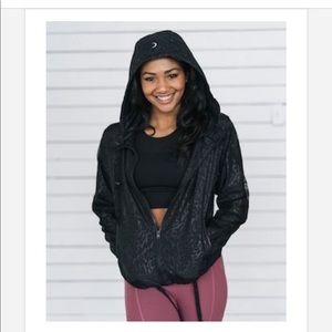 Zyia Black Bomber Jacket